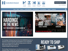 Tablet Screenshot of hardinge.com